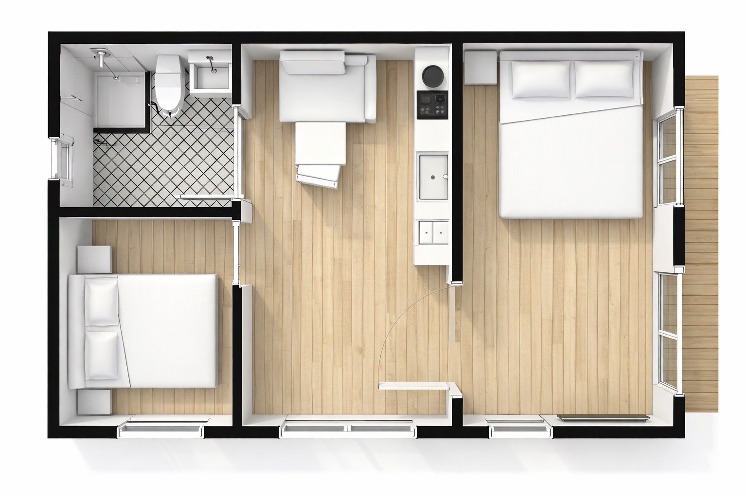 Plan d’aménagement Executive Two