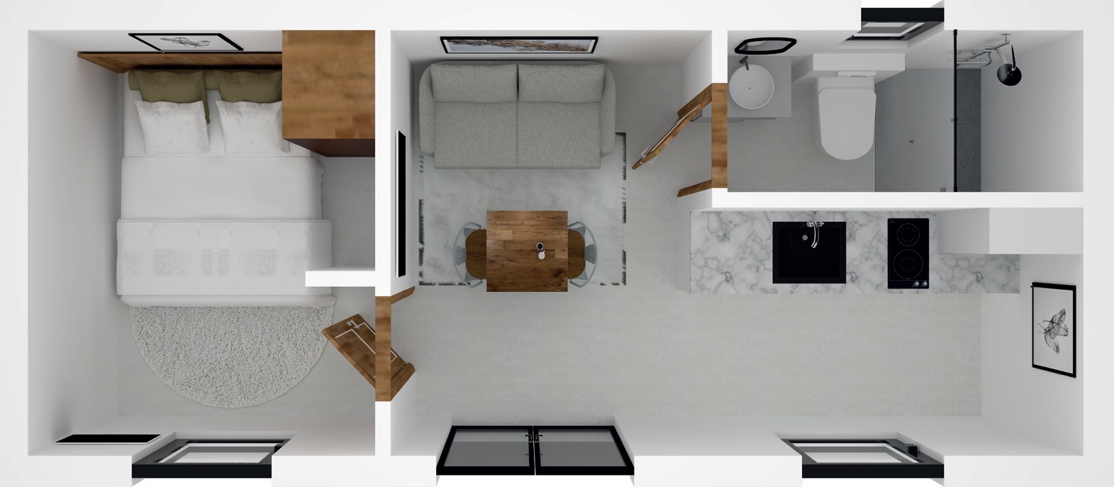 Plan d’aménagement Suite Luxury